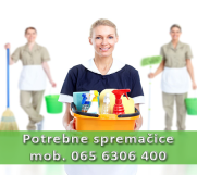 Potrebne spremačice za poslovne prostore